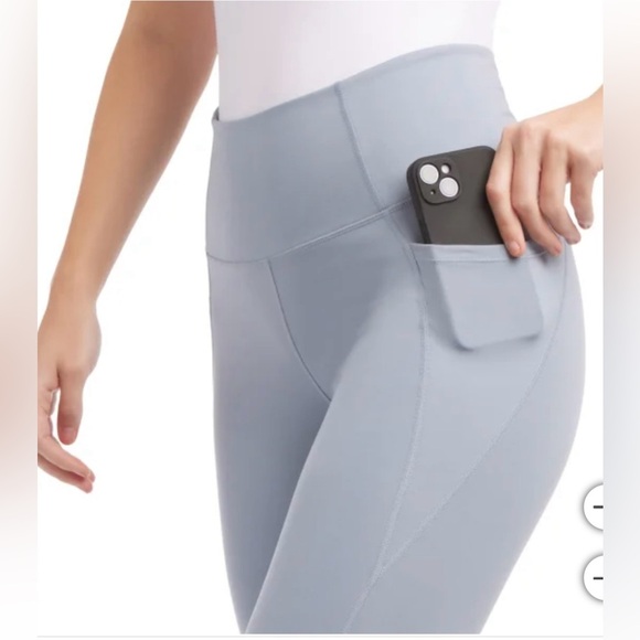 Danskin Ladies' Brushed Leggings with Bonded Side Pockets, XL - Picture 4 of 9